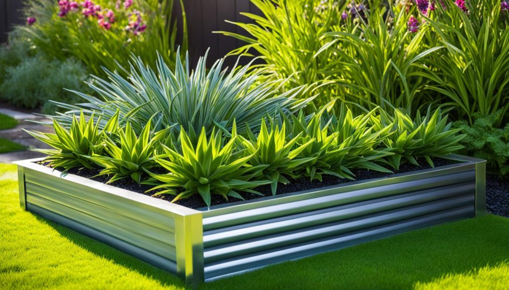 garden bed metal