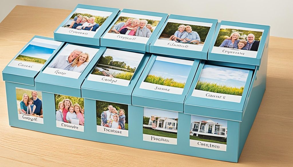 photo storage boxes