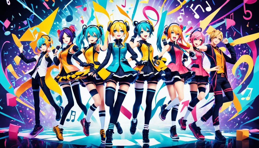 Vocaloid figures