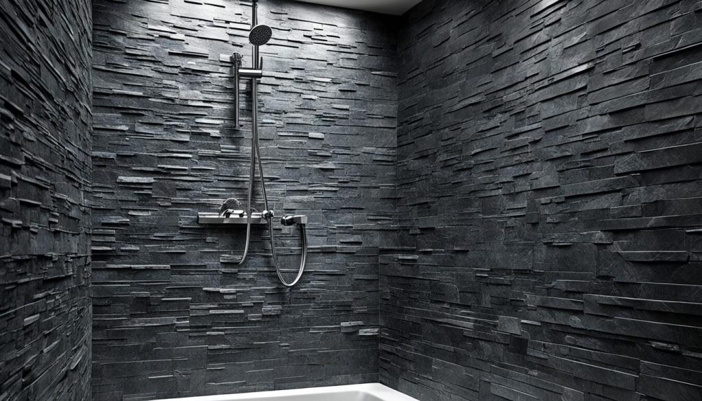 slate shower pan