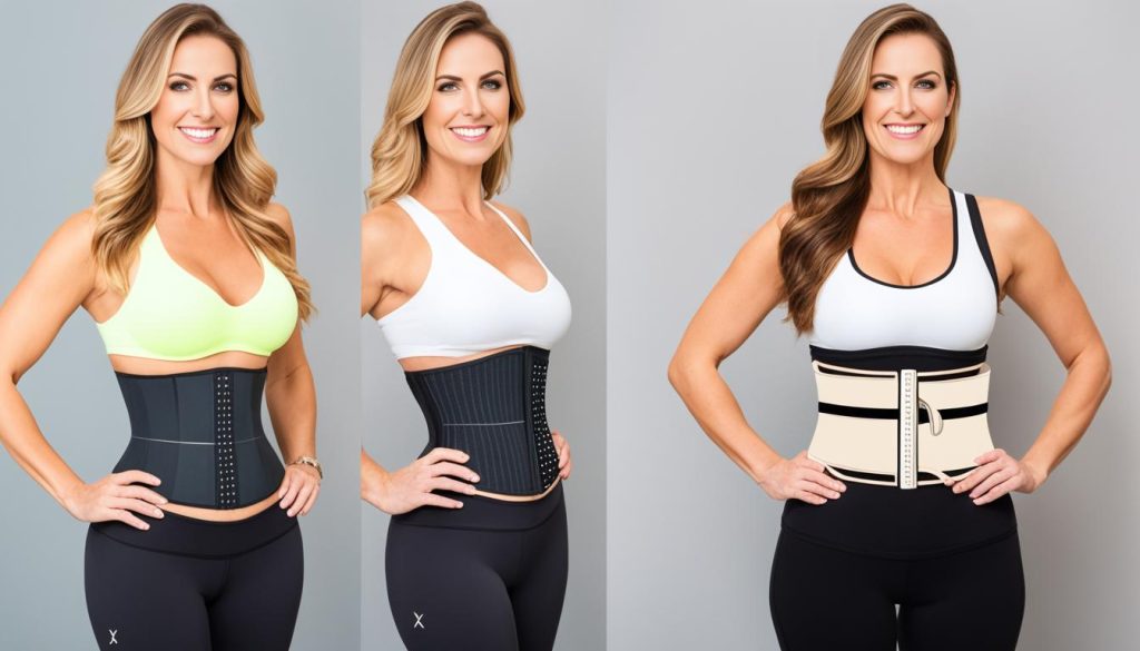 waist trainer before after