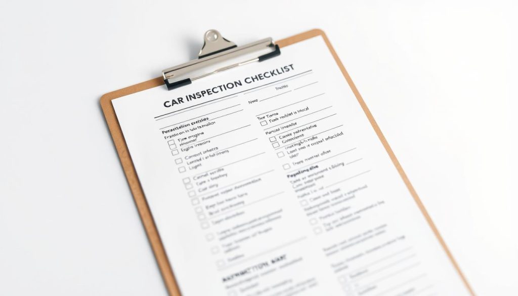 car inspection checklist