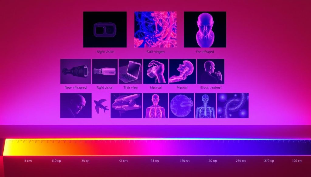 infrared wavelengths comparison