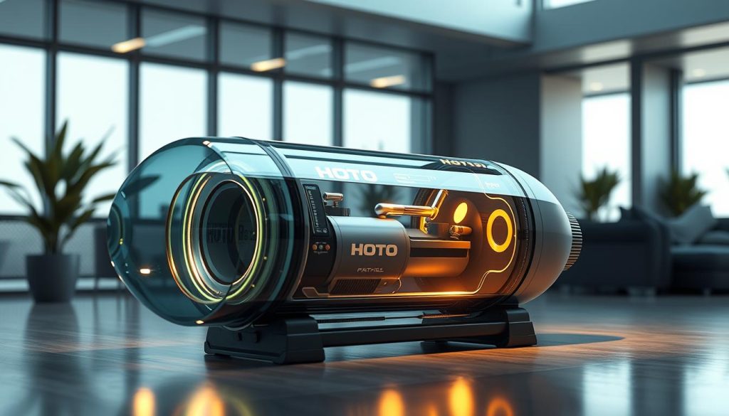 Generate an image of the HOTO Compressed Air Capsule