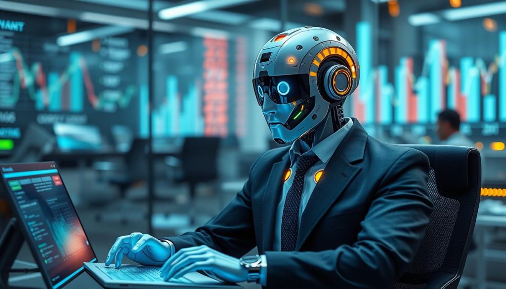 Generate an image representing Intellectia AI's Financial AI Agent