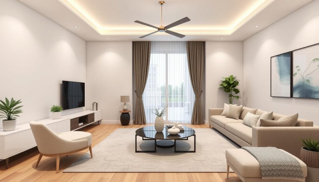 Homestyler 3D rendering of a modern living room