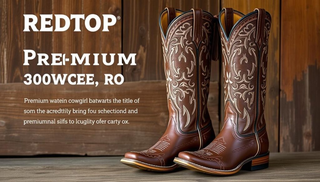 Image of REDTOP's premium western cowgirl boots