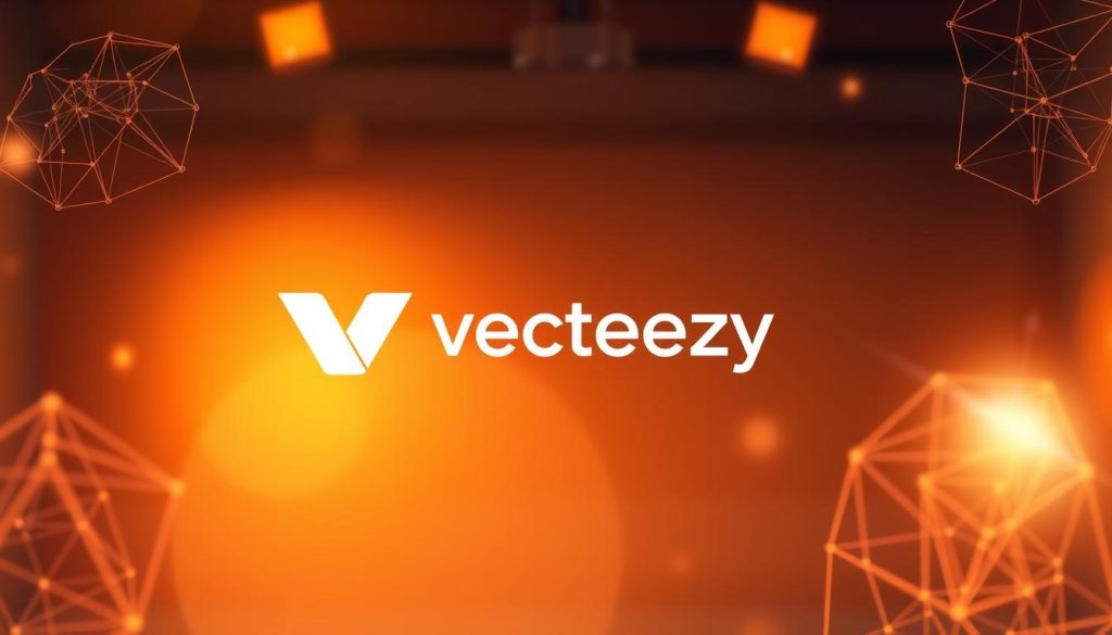 A high-quality vector graphic design showcasing the Vecteezy logo. The logo is prominently displayed in the center, crafted with clean lines and vibrant colors. In the foreground, intricate geometric shapes and patterns surround the logo, creating a dynamic, eye-catching composition. The background features a soft, out-of-focus gradient, allowing the logo to stand out. The overall scene is illuminated by warm, directional lighting, casting subtle shadows and highlights that enhance the depth and dimensionality of the design. The overall mood is one of professionalism, creativity, and quality, reflecting the core values of the Vecteezy brand.