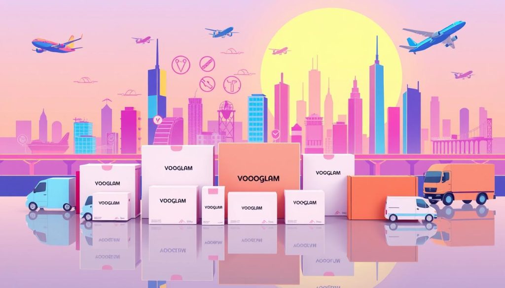 Vooglam shipping options