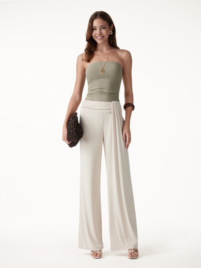 OGLmove Mid-Rise Relaxed Wide-Leg Lounge Pants travel outfit photo