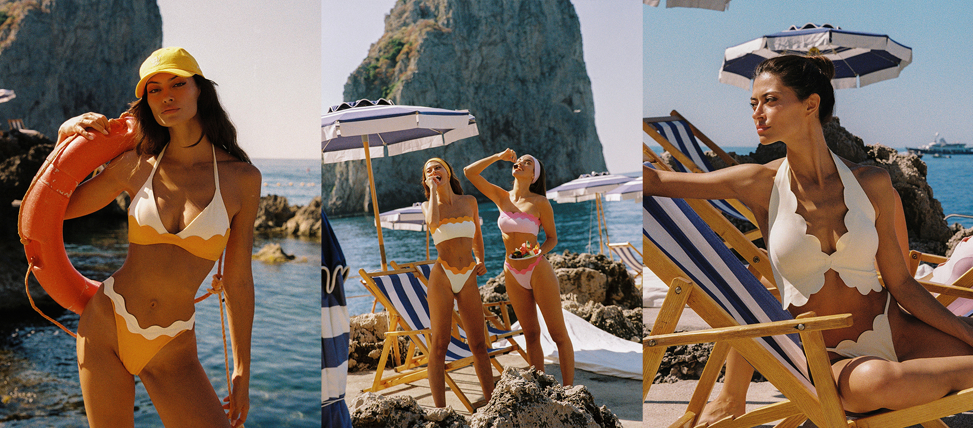 WISKII scallop swim and resort collection by the sea